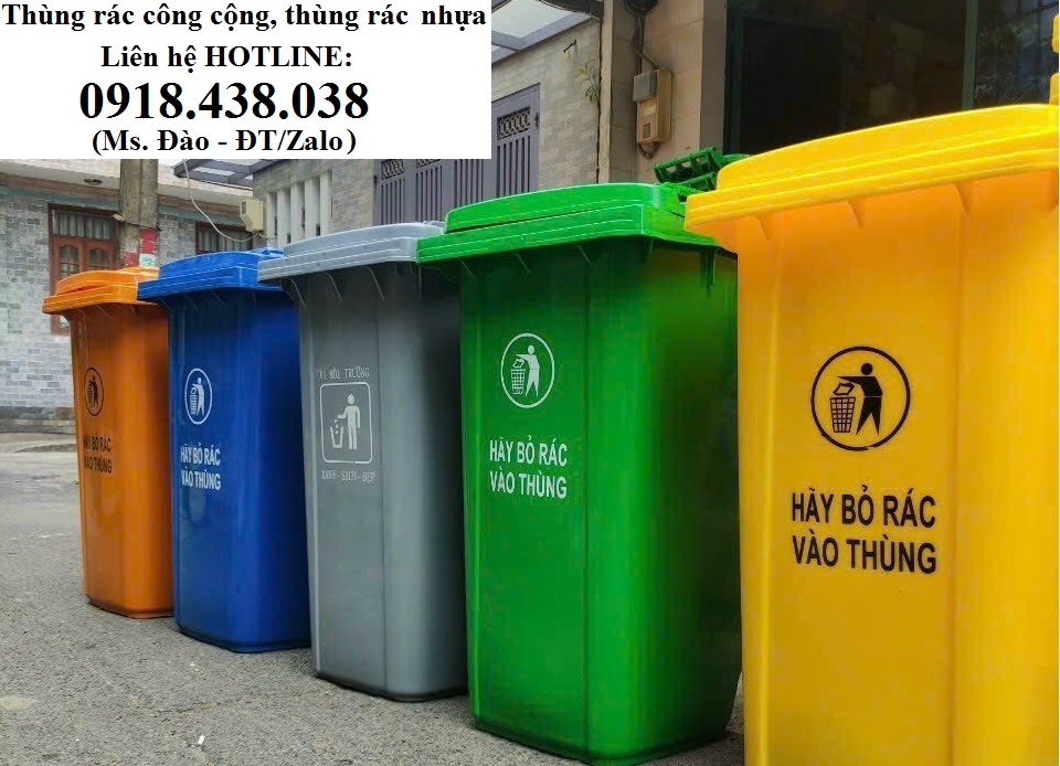 Sỉ/lẻ thùng rác 120l, 240l nhập khẩu giá rẻ trên toàn quốc